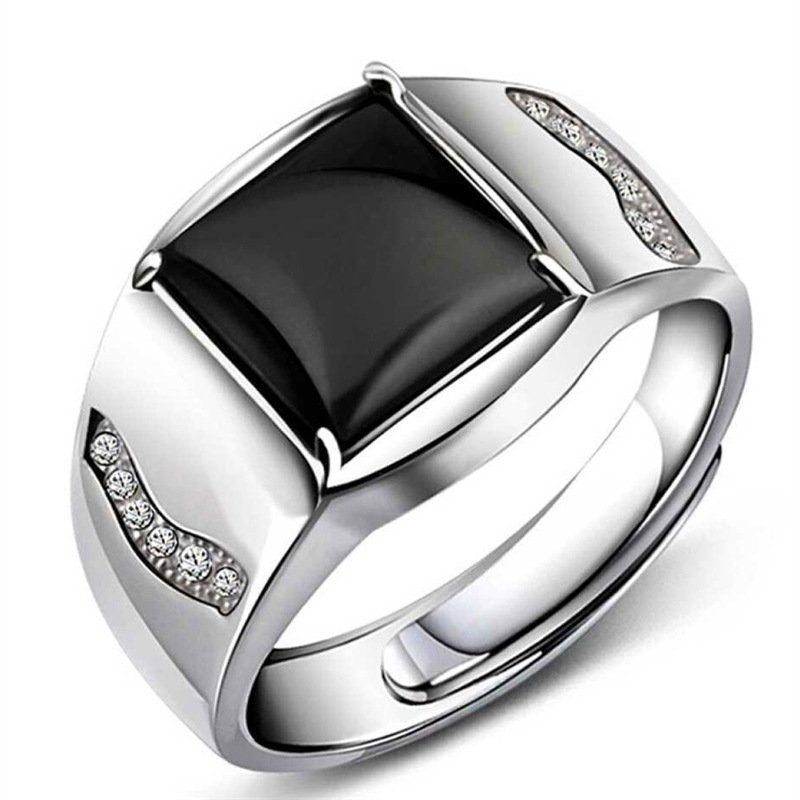 Fashion Men's Gemstone Ring Personality