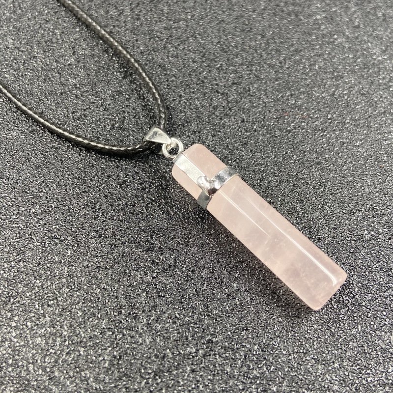 Personality Pillar Natural Gemstone Necklace